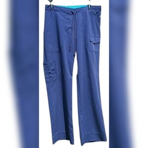Lydia's Cargo Scrub Pants Navy Blue